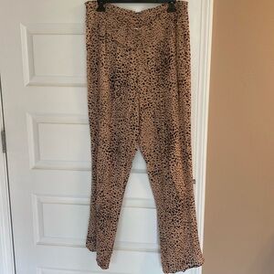 Printed light weight pants